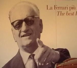 Der Gründer Enzo Ferrari und seine Brille